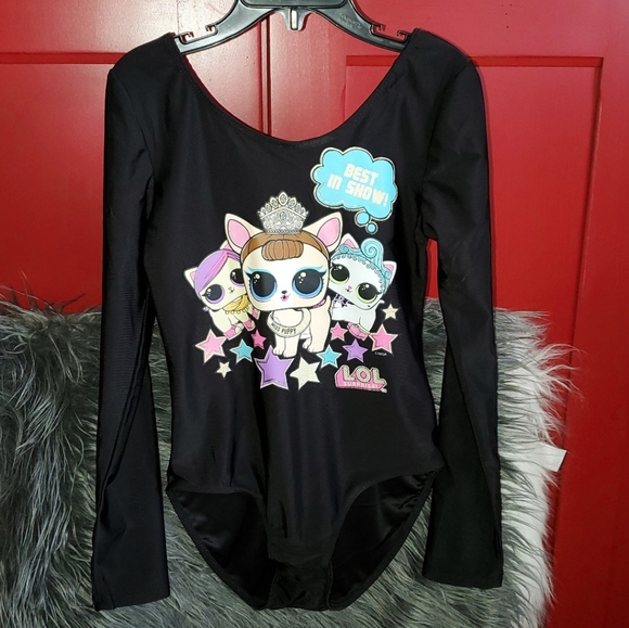 L.O.L. Surprise girls long sleeve leotard & skirt - Picture 2 of 14